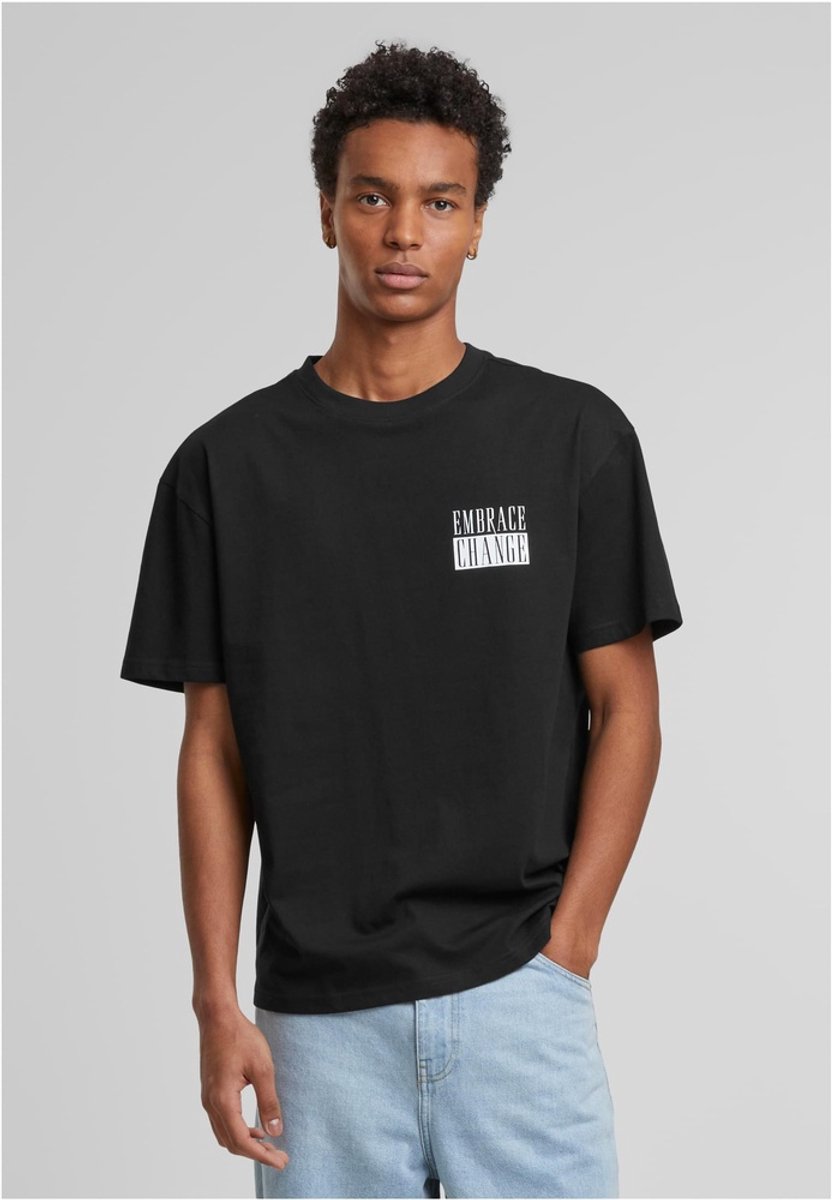 Mister Tee Embrace Change Oversize T-shirt Zwart