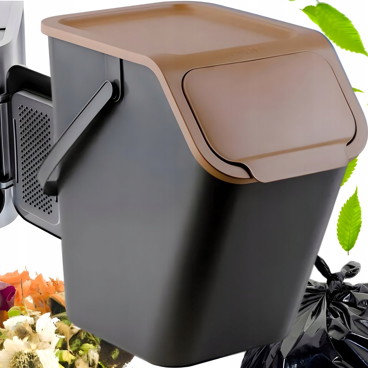 Prullenbak 25L voor Afvalscheiding - Papier, Plastic, Glas, Bio