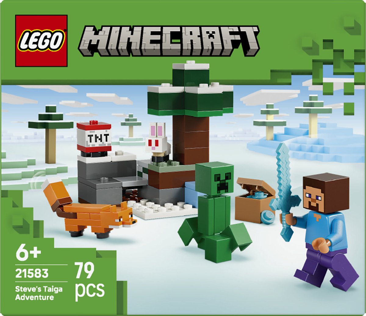 LEGO Minecraft Steve's Taiga-Avontuur Videogame Bouwpakket voor Kinderen - 21583 — afbeelding 14