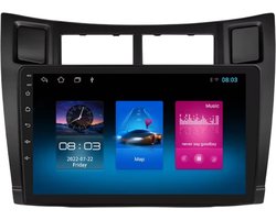 Autoradio met bluetooth - Carplay - Voor Toyota Yaris (2005-2012) - Geschikt voor Apple en Android - Stereo - Navigatie - Navigatiesysteem auto - 1GB 16GB