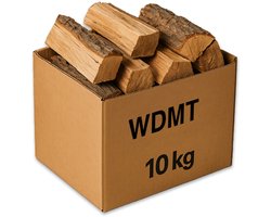 Ovengedroogd Eiken Haardhout 10 KG – Gekloofd Brandhout – Direct Stookklaar – Lang Brandend & Hoge Warmte – Voor Open Haard, Houtkachel, Vuurkorf & Pizzaoven – Premium Kwaliteit