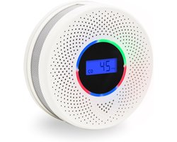 2-in-1 Rookmelder en Koolmonoxidemelder – Combi Rook & CO Alarm met Licht en Geluid – Snelle Detectie 2s – CE ROHS FCC – Rookalarm & CO Detector – Veilige Brandbeveiliging voor Thuis