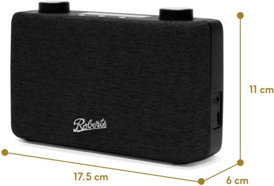Radio Digitale Roberts Play11 DAB/DAB+/FM | Portatile Con Presa Cuffie E Alimentazione USB-C