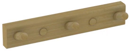 Ceder 3-Haaks Houten Sauna Kapstok