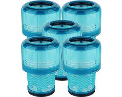 5x HEPA Filter compatibel met Dyson V15 Detect Complete Extra Stofzuiger Vervanging