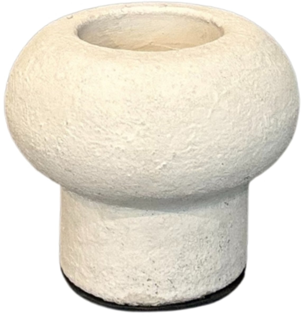 STILL - Waxinelichthouder op voet – Theelicht – Rond – 10×10 cm – Beige