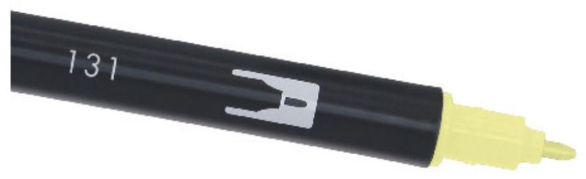 Tombow Brush pen - ABT 131 - Dual brushpen - Lemon Lime - Geel — afbeelding 2