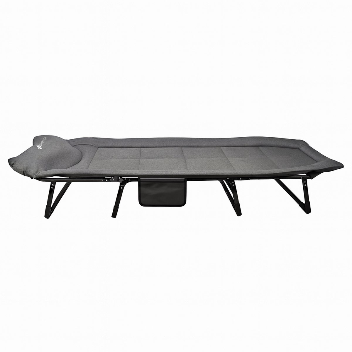 Outsunny verstelbaar veldbed, comfortabel met zakstaal, ideaal voor outdoor gebruik