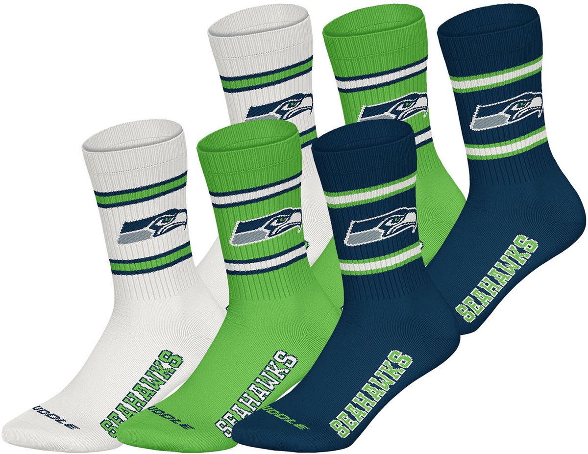 Huddle Freizeitsocken Seattle Seahawks Crew
