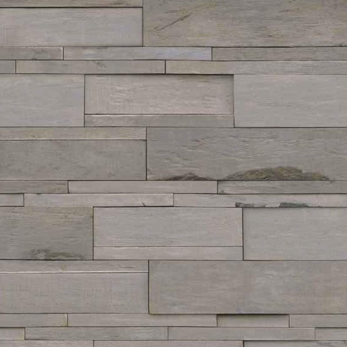 INDO Barnwall Wandbekleding Wandpanelen Houtlook Gevelbekleding 3D Beige Bruin I Inhoud: 6 planken = 2 stuks 90 mm / 2 stuks 120 mm / 2 stuks 150 mm
