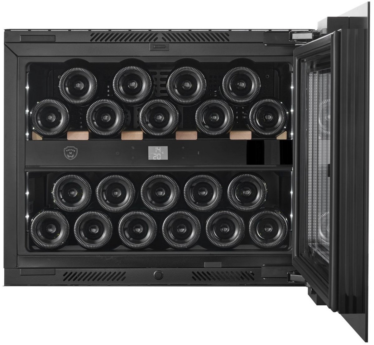 Nestor NWVE220FN1 Wijnkoelkast 2 Temperaturen - 20 Flessen - Nestor - €2.299,00