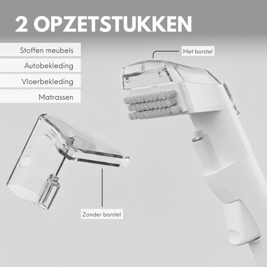 RYER Vlekkenreiniger Compact - Tapijtreiniger - 2 Opzetstukken - Meubelreiniger - Bank Reiniger Machine - Zetelreiniger