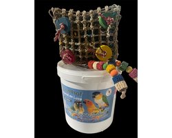 pyrrhura select 3 kg met pellets inc speeltje