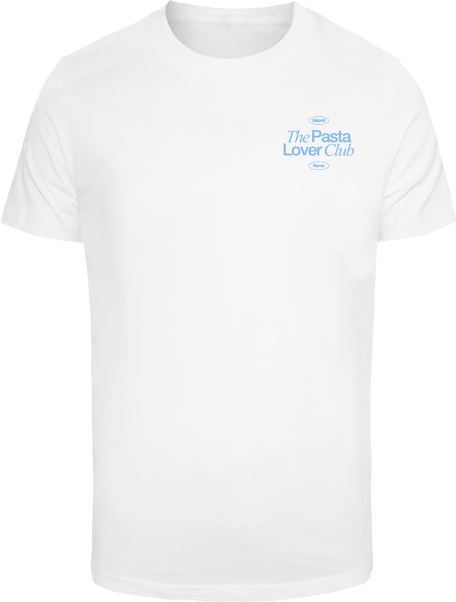 Mister Tee The Pasta Lover Club Heren Tshirt 5XL Wit