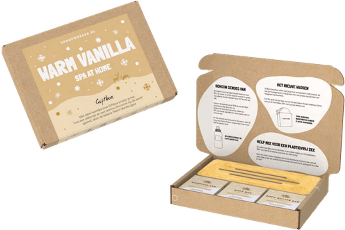 ShampooBars Giftbox Warm Vanilla Spa At Home