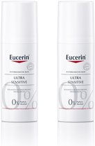 Eucerin UltraSENSITIVE Kalmerende Dagcreme voor Vrouwen - Crème Droge Huid - Rosacea Crème - 50ml - Voordeelverpakking - Bundel van 2