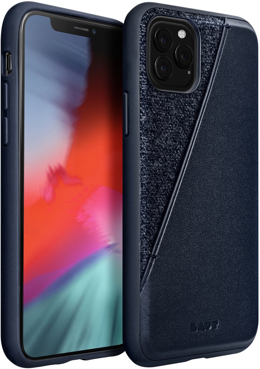 LAUT Inflight Card iPhone 11 Pro Max hoes Blauw