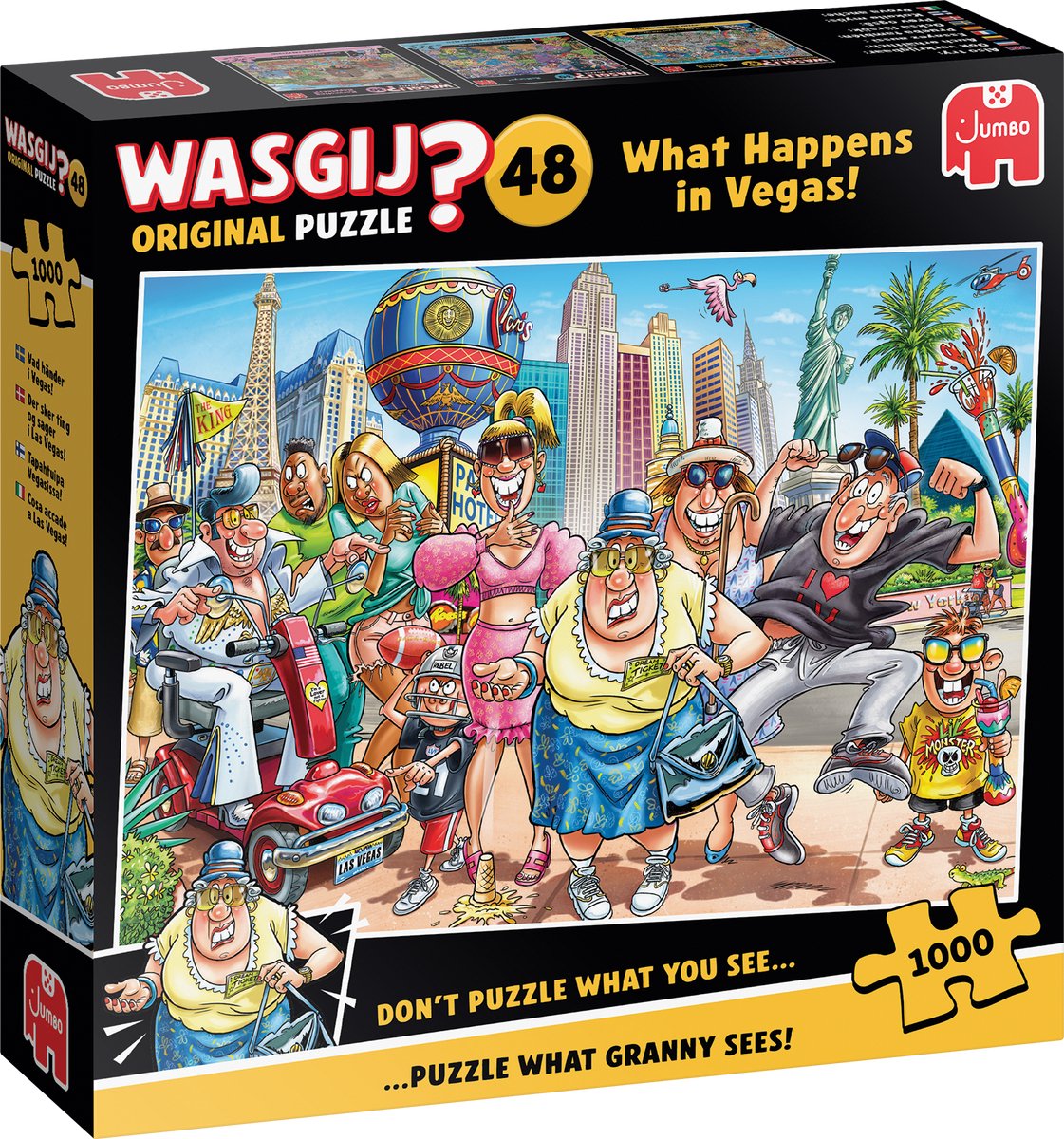 Wasgij Original 48 - What Happens in Vegas! - 1000 stukjes puzzel - Legpuzzel voor volwassenen