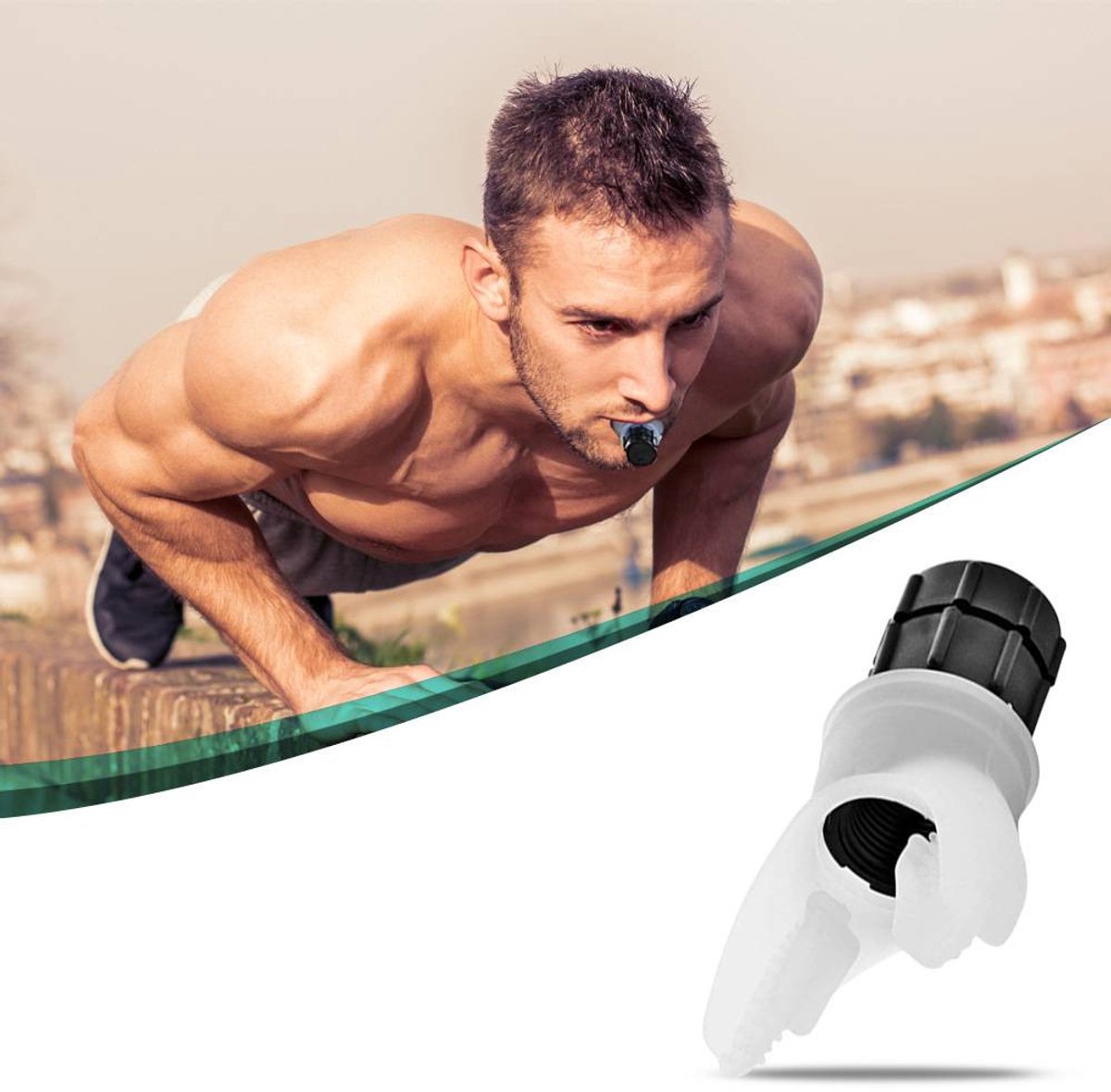 Natuurlijke Ademhalingstrainer - Buikademhaling Trainer - Fitnessuitrusting Voor Gym - Thuisgebruik Buitensport Cardio Zwemmen Hardlopen