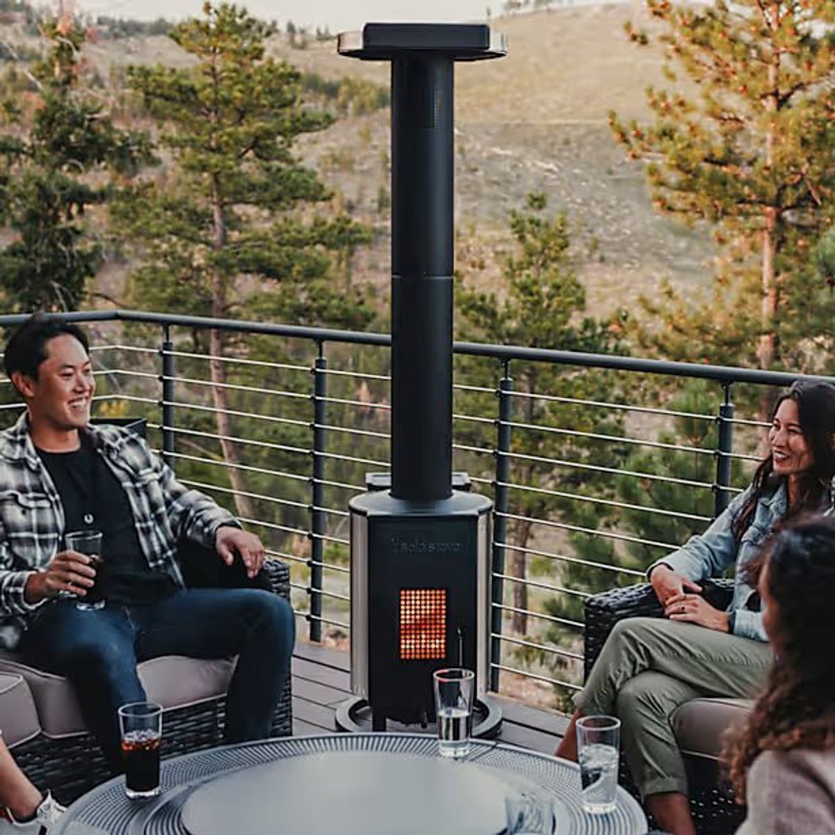 Solo Stove Tower Patio Heater Base SSTOWER-BASE Onderstel voor Tower Pellet Terrasverwarmer met Stabiele Constructie en Weerbestendige Afwerking