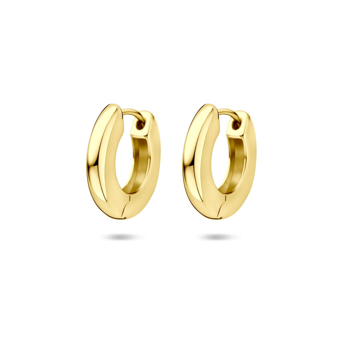 Zilveren vergulde klapoorringen 15,5 mm 1micron - 2104127