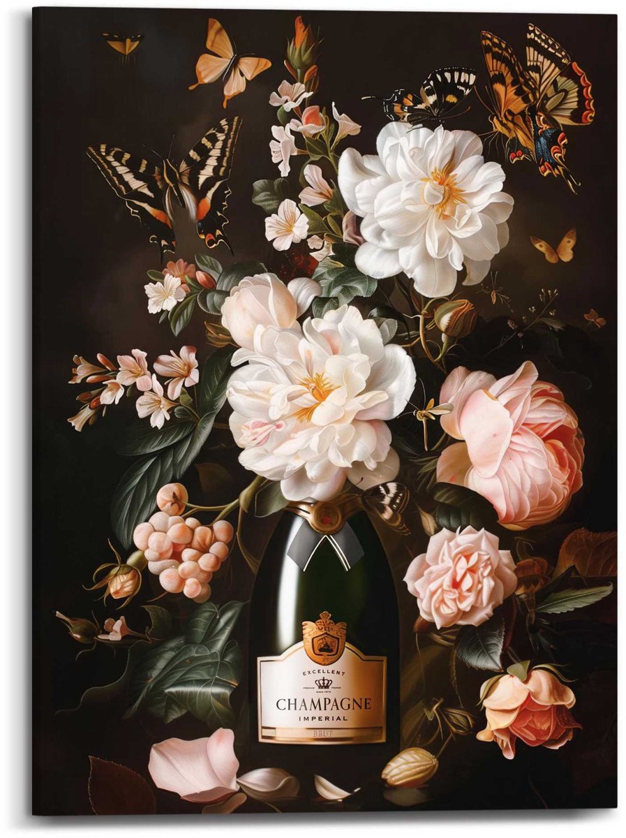 Schilderij Bloemenfeest - 70 x 50 - Canvas - REINDERS