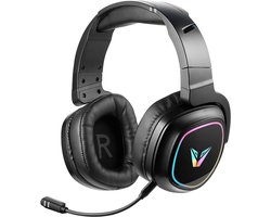 VX Gaming Stealth Draadloze Gaming Headset met Microfoon - RGB Verlichting - Bluetooth - 2.4GHz - Geschikt voor PC / PS4 / PS5 / Xbox / PC - Headset draadloos - Koptelefoon draadloos (VX-244-BK)