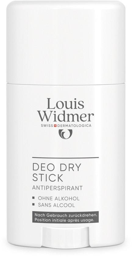 Louis Widmer Deo Dry Stick Antiperspirant Zonder Parfum