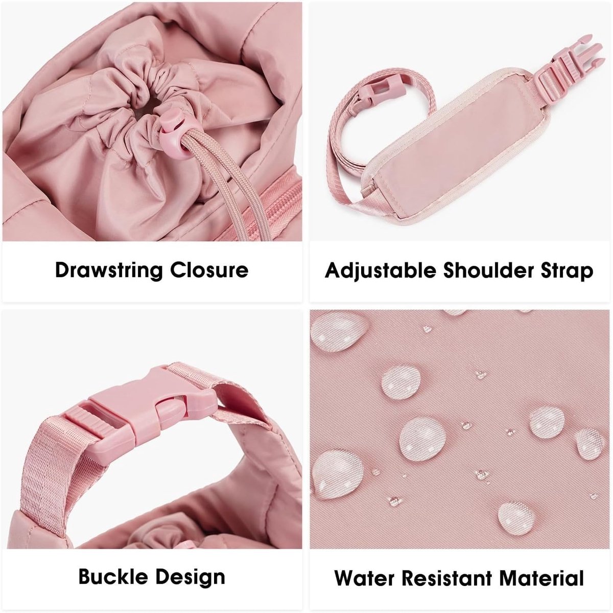 Sporttas - Flessenhouder - Flessendrager - Crossbodytas - Verstelbaar - Buitenfleshoes - Met Telefoonvak - 40 Oz Geïsoleerde Waterfles Draagband Crossbody Tas - Wandel-, Sportschool- En Yogatas - Grote Capaciteit - Stijlvol En Lichtgewicht - Zwart — cadeau in Sport & Outdoor - foto 3