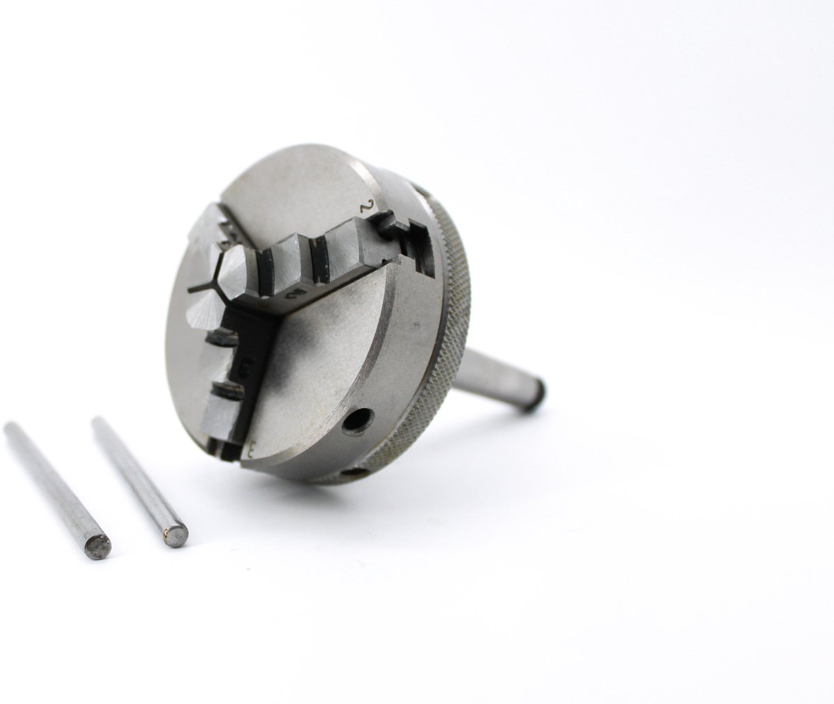 Lemato 65 mm Zelfcentrerende 3 Klauwplaat met M14x1 Opname / MC1 Stift