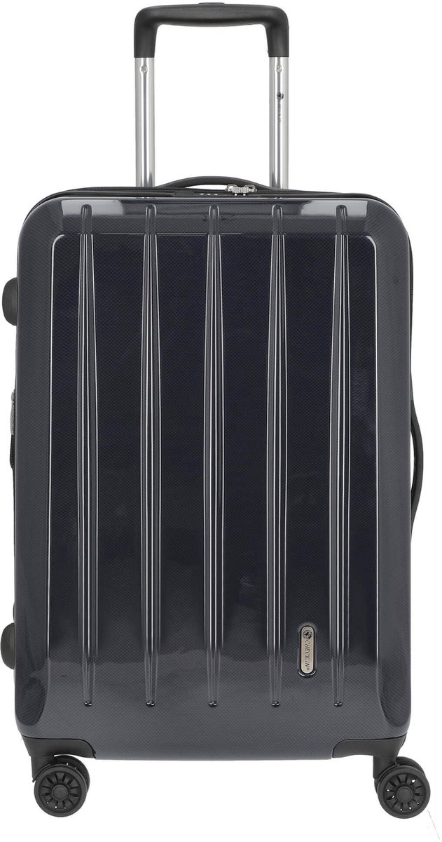 CHECK.IN London 2.0 - 4-wiel trolley 67 cm (carbon blau)