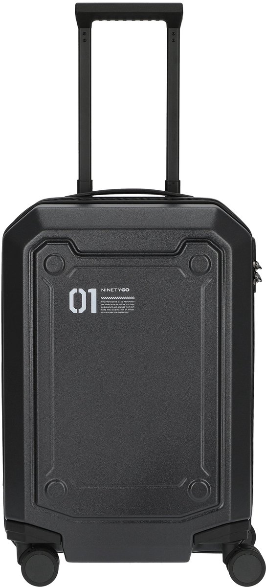 NINETYGO Sahara - 4-wiel cabine trolley S 55 cm (schwarz)