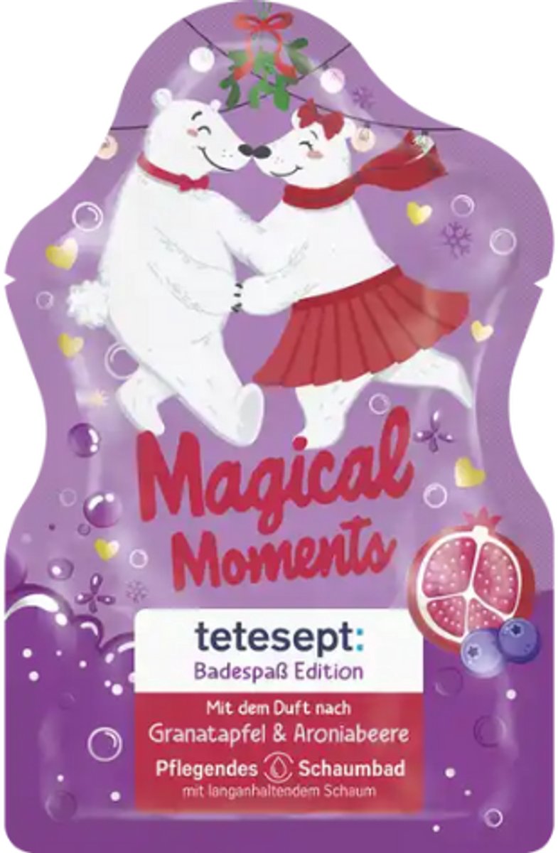 Badschuim Magical Moments - Tetesept | 1x 40ml - Granaatappel & Aroniabes | Badschuim - Limited Edition 2025