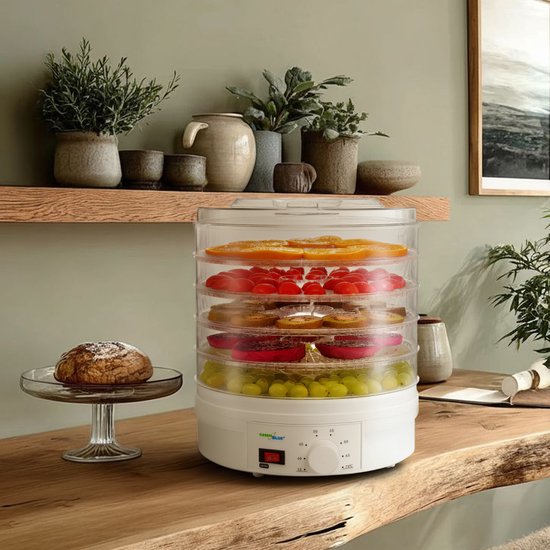 Bielmeier 601127 Bhg 601 Voedseldroger En Droogtrommel Met Timer  700 Watt
