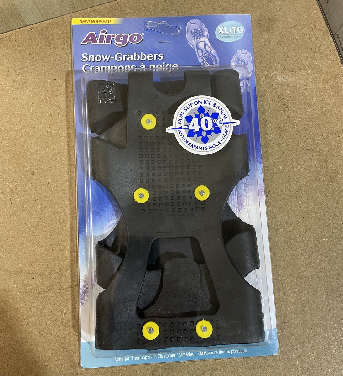 Airgo sneeuwgrijpers Zwart