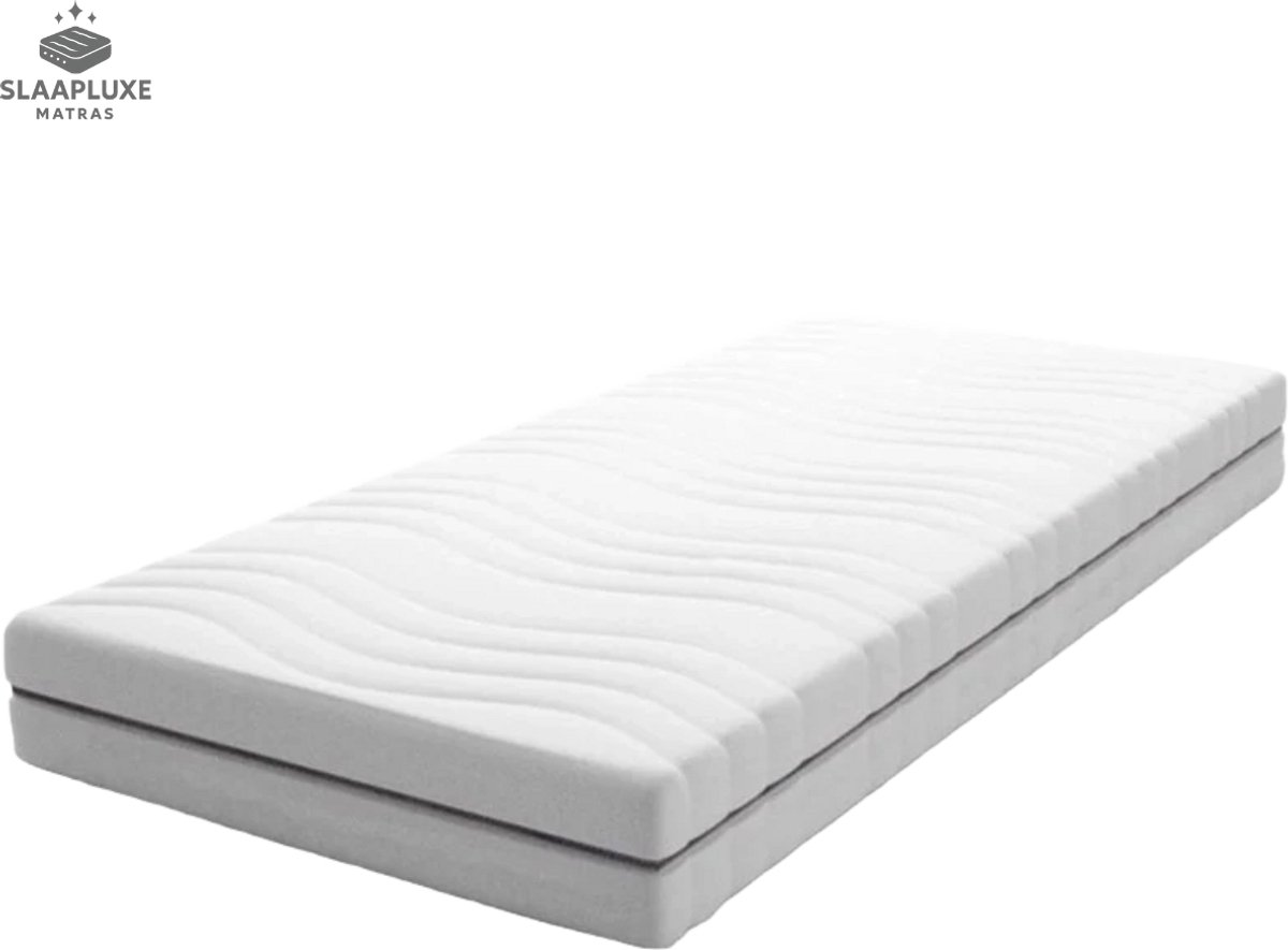 Slaapluxe matras®-Hr koudschuim 140x200 cm | 20cm dik - Afritsbaar tijk wasbaar