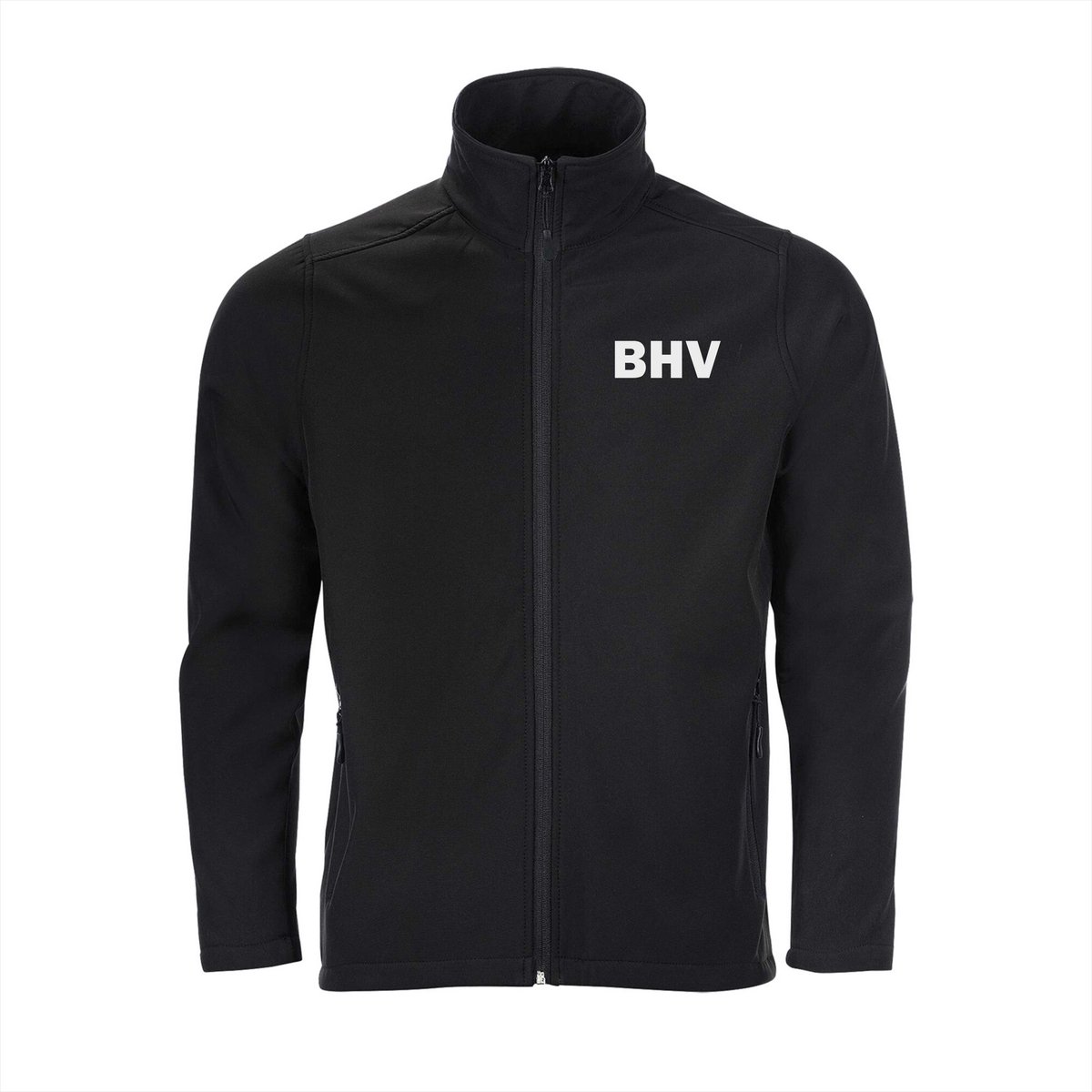 BHV Softshell jas Waterafstotend 2-laags Zwart
