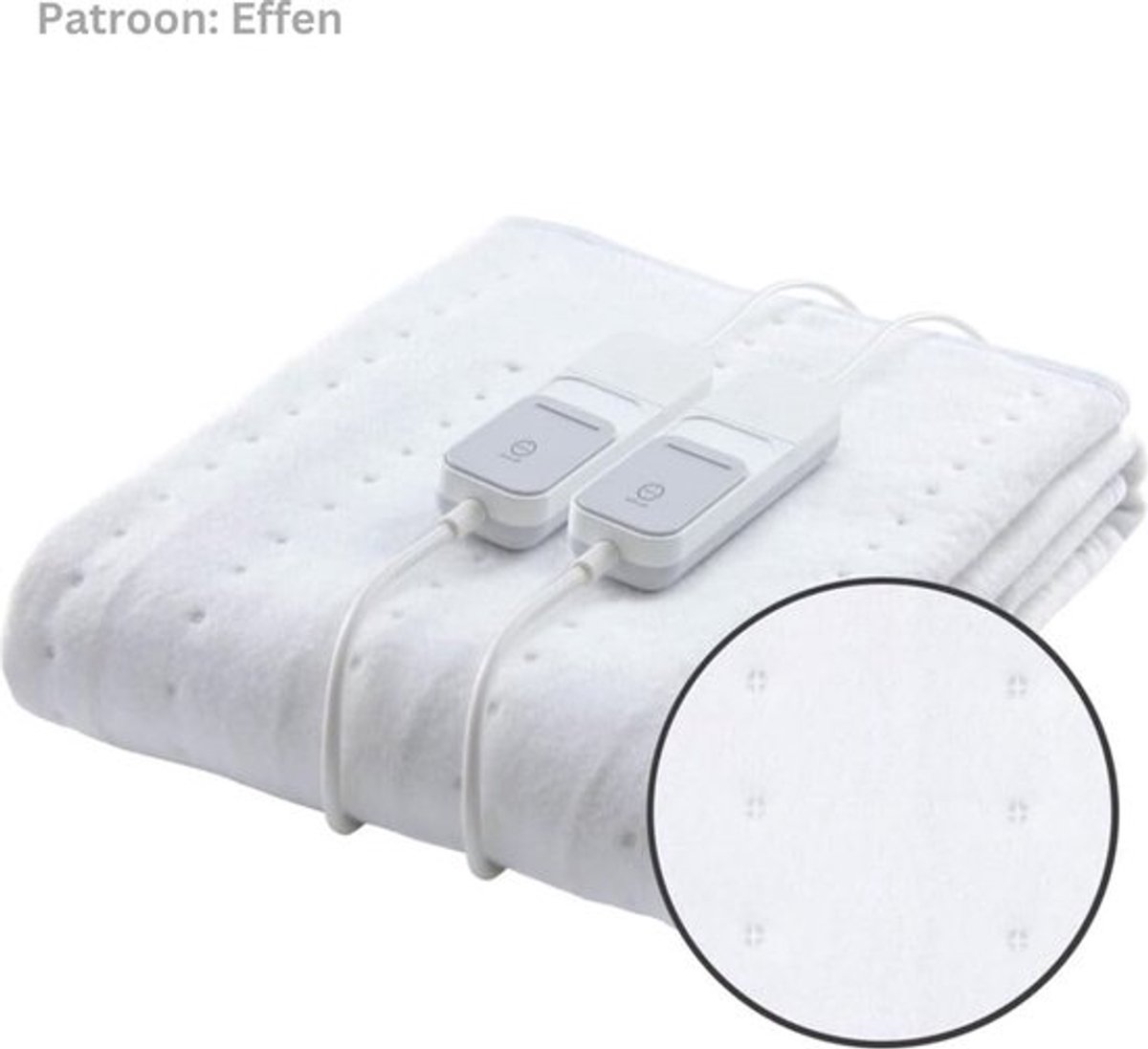 Elektrische Warmtedeken 2 Persoons Extra Zacht Wit
