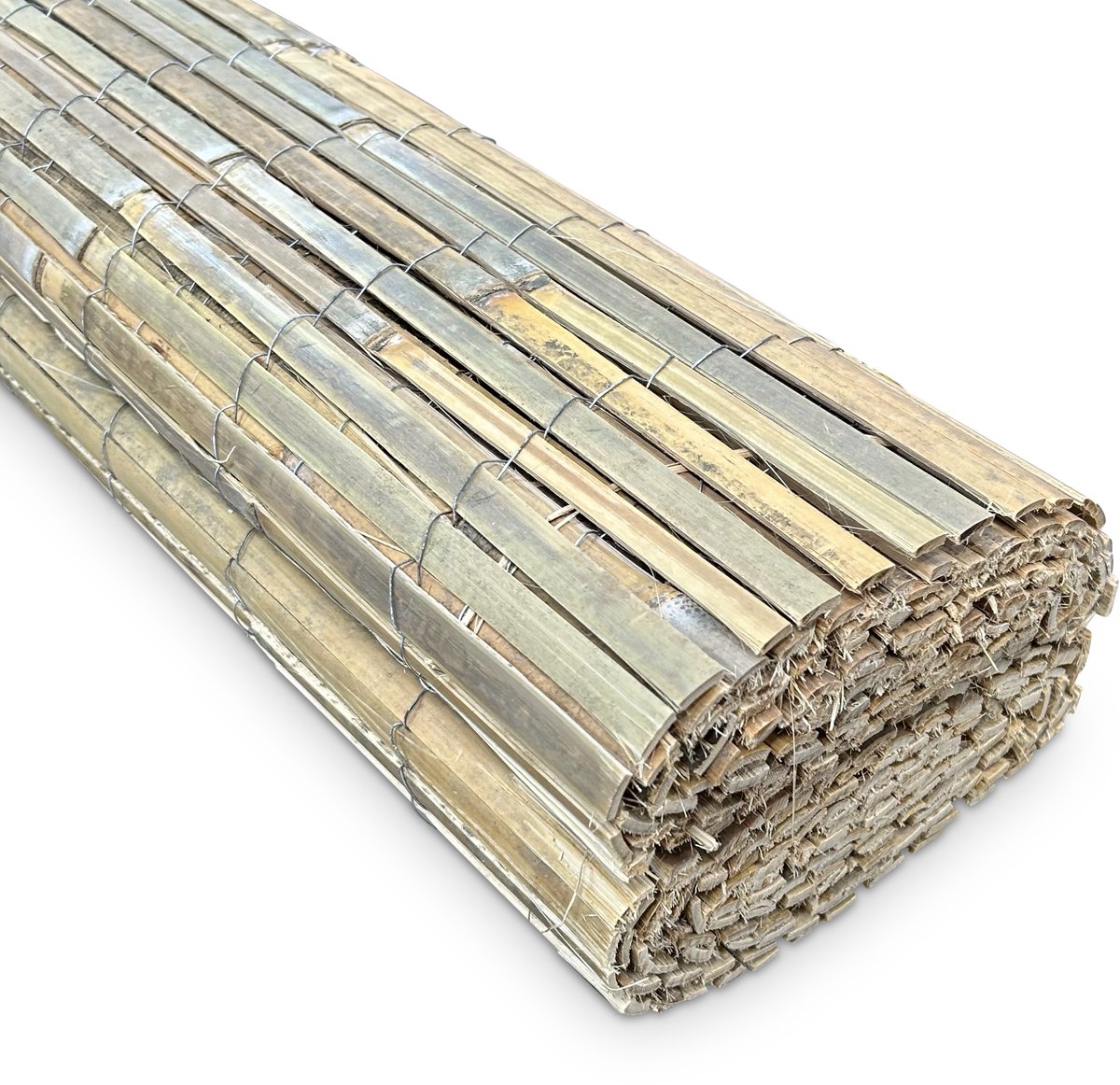 Eviro Bamboe - Gespleten bamboemat - 500 x 100 cm - Natuurlijke tuinafscheiding - Voor Tuin & Balkon