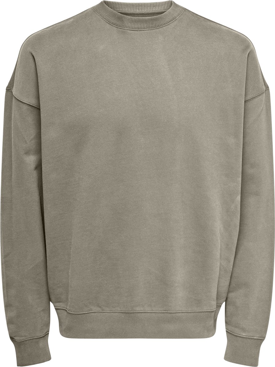 ONLY&SONS - ONSLUCAS OVZ LS CREW SWEAT - Heren - Sweaters