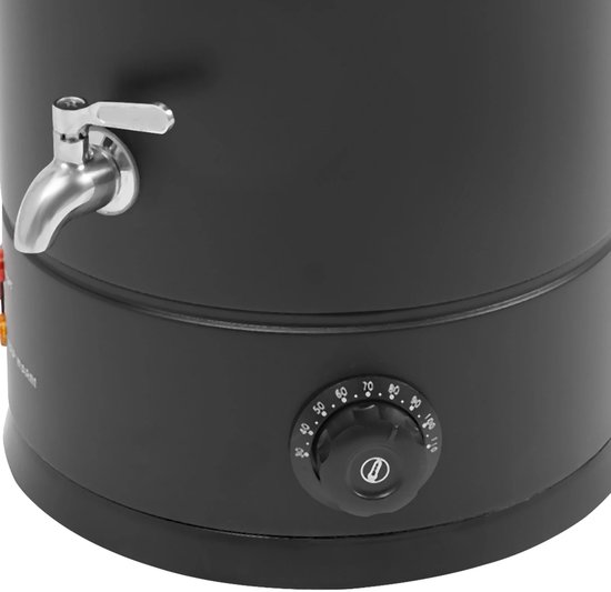 SUNDAY HOME Hotpot Pot Met Divider Electric, 5L Electric Cooking Pot Met 3 Temperatuurregeling Chinese Hete Pot Met Glazen Deksel Verwijderbaar Voor Reiniging 1300w 220v