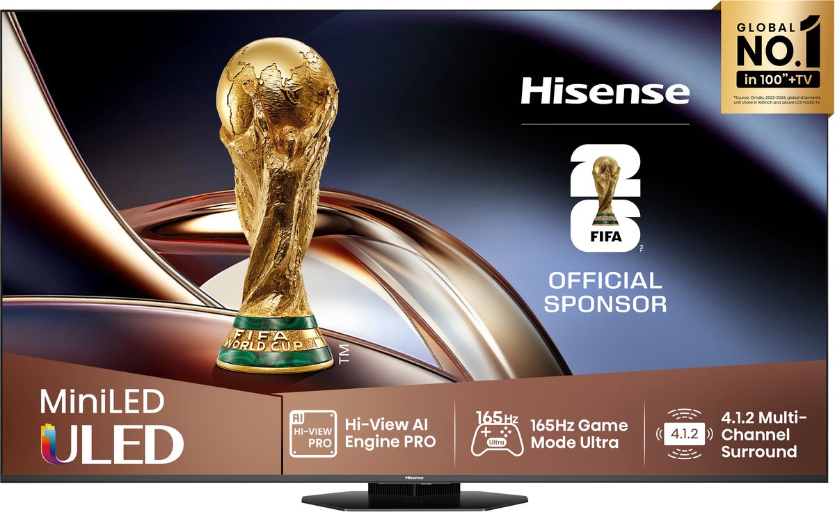 Hisense 75U8Q (2025) - 75 inch - MiniLED TV