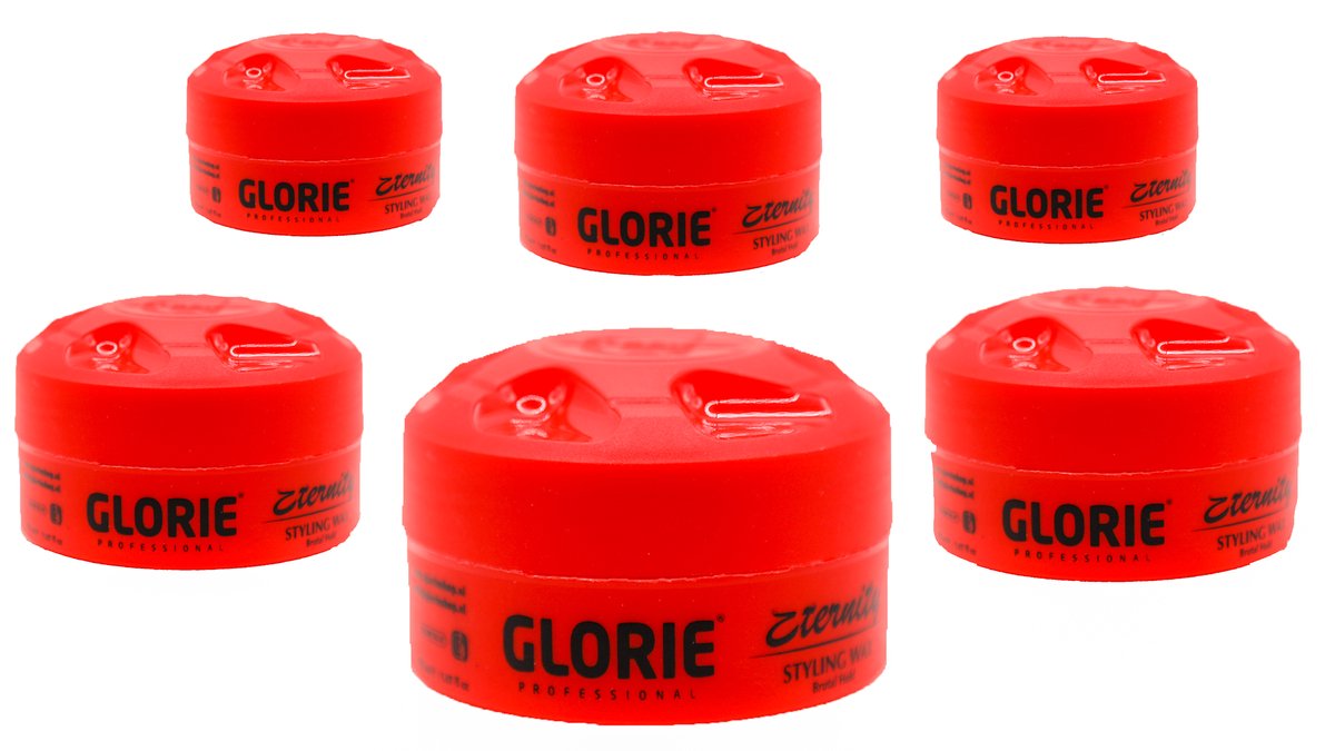 Glorie Red Hermes Pliable Stylling Wax 6 stuks x 150 ml