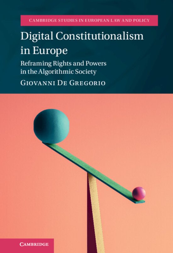 Cambridge Studies in European Law and Policy- Digital Consti ... - cover