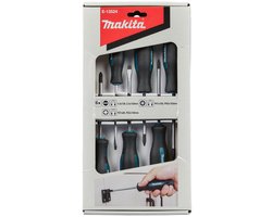 Makita 6-delig Schroevendraaierset PH/PZ/SL - E-13524
