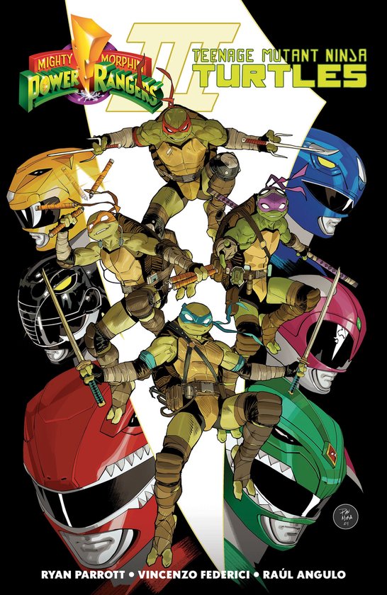 Mighty Morphin Power Rangers/Teenage Mutant Ninja Turtles -  ... - cover