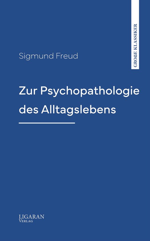 Zur Psychopathologie des Alltagslebens - cover