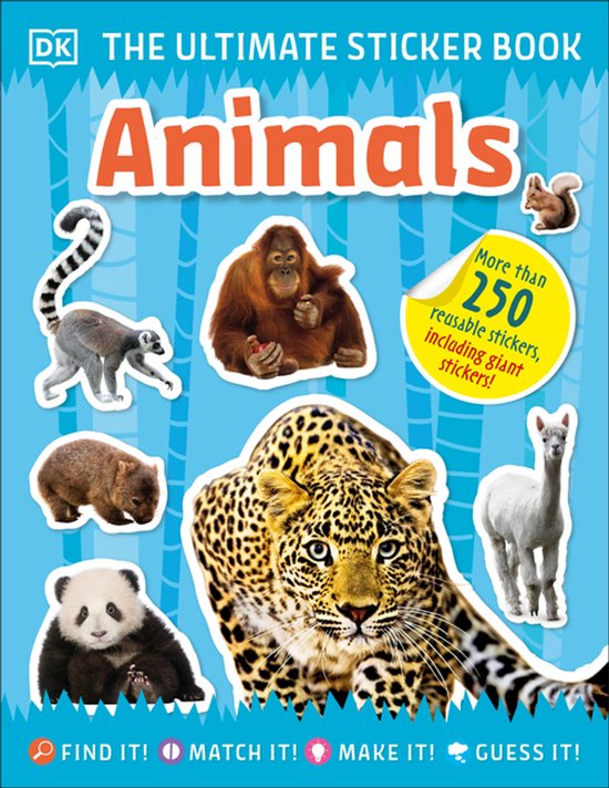 Ultimate Sticker Book Animals - cover