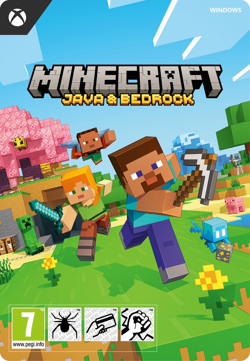 Minecraft Java & Bedrock Edition - Windows 10 Download | Games | bol