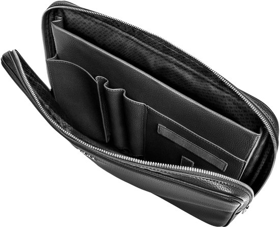 Porte-ordinateur Classic Grained Black